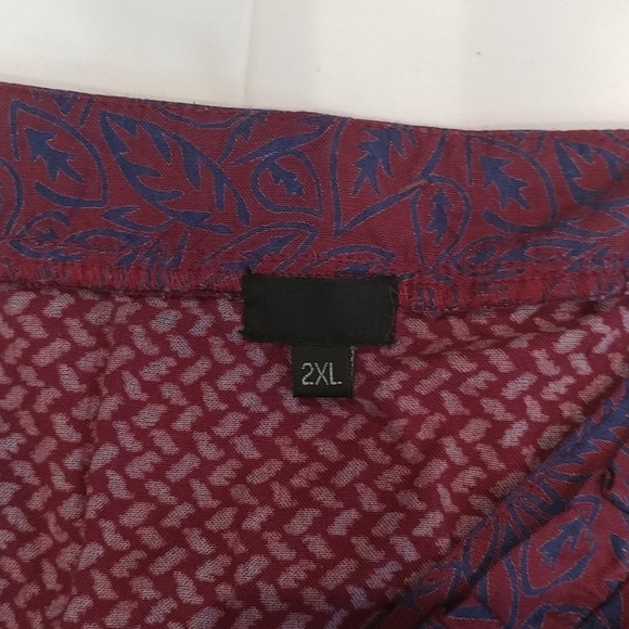 Bohemian Button Up Top - Picture 4 of 5